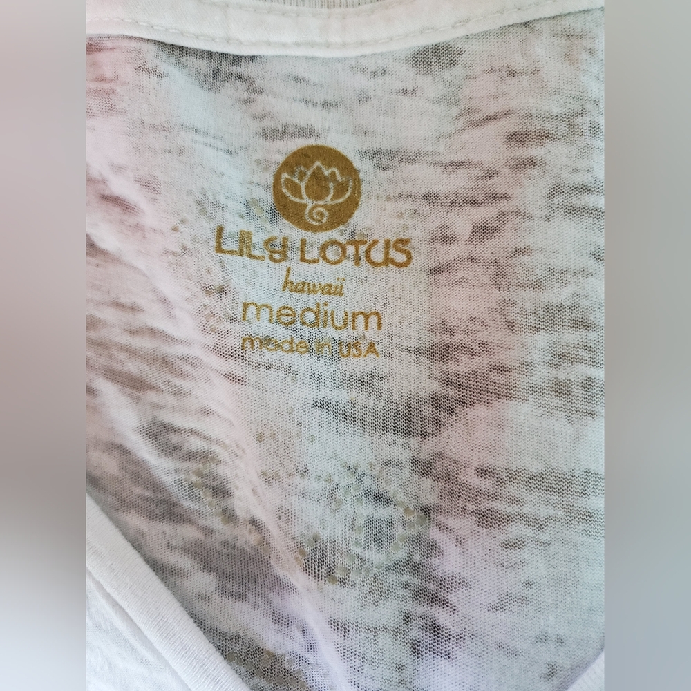 Lily Lotus Chakra Rhinestones Top π - Picture 4 of 4